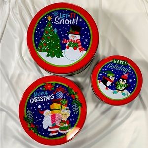 Christmas Cookie Tins